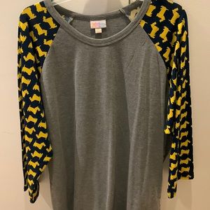 Lularoe Randy 3XL Scottie sleeves